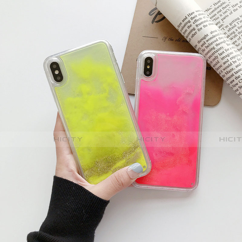 Silikon Schutzhülle Ultra Dünn Tasche Durchsichtig Transparent Blumen T12 für Apple iPhone X groß