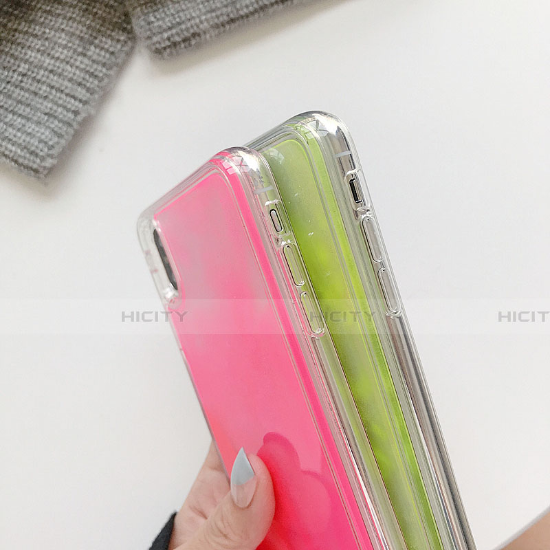 Silikon Schutzhülle Ultra Dünn Tasche Durchsichtig Transparent Blumen T12 für Apple iPhone X groß