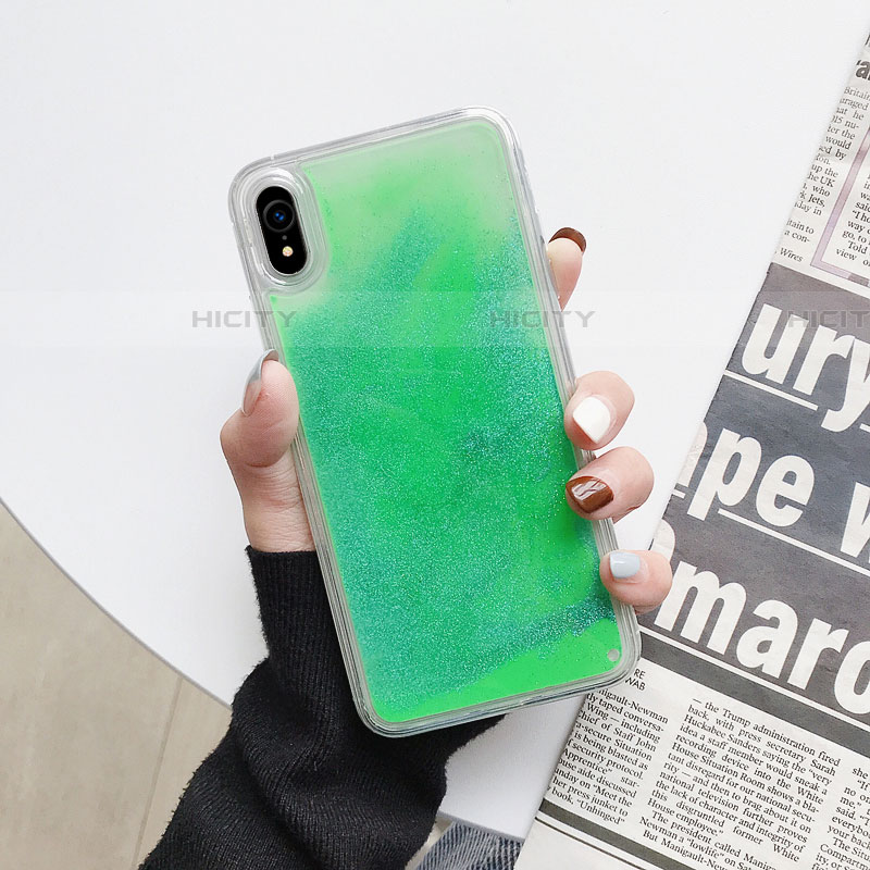 Silikon Schutzhülle Ultra Dünn Tasche Durchsichtig Transparent Blumen T12 für Apple iPhone XR