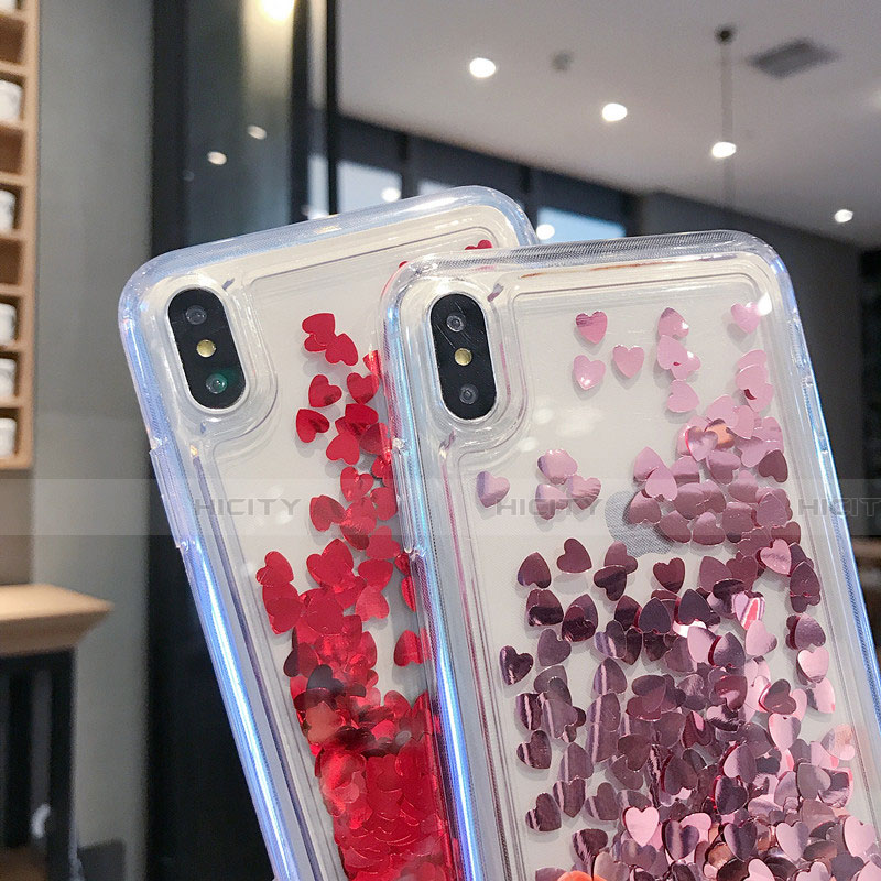 Silikon Schutzhülle Ultra Dünn Tasche Durchsichtig Transparent Blumen T14 für Apple iPhone X groß