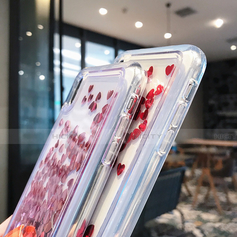 Silikon Schutzhülle Ultra Dünn Tasche Durchsichtig Transparent Blumen T14 für Apple iPhone X groß