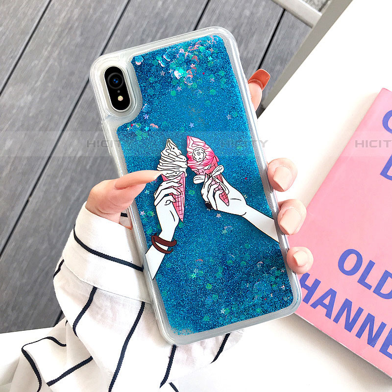 Silikon Schutzhülle Ultra Dünn Tasche Durchsichtig Transparent Blumen T20 für Apple iPhone XR groß