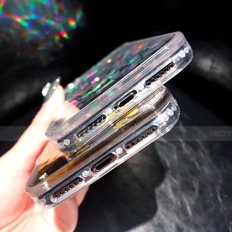 Silikon Schutzhülle Ultra Dünn Tasche Durchsichtig Transparent Blumen T26 für Apple iPhone Xs Max