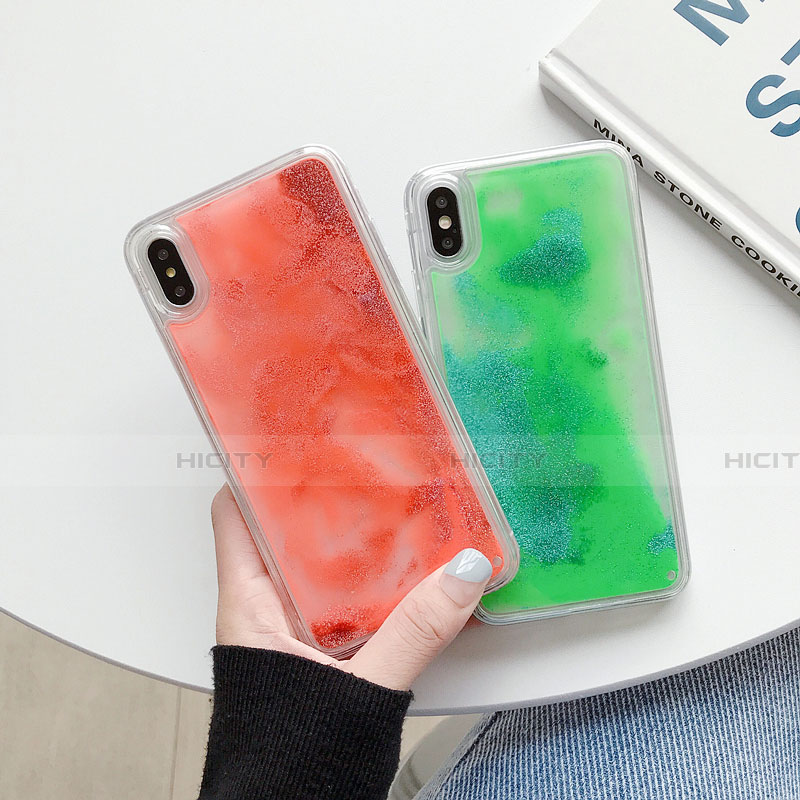 Silikon Schutzhülle Ultra Dünn Tasche Durchsichtig Transparent Blumen Z03 für Apple iPhone X groß