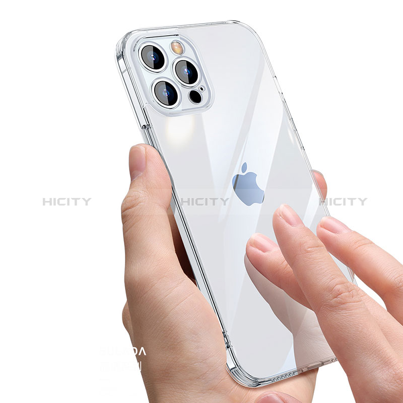 Silikon Schutzhülle Ultra Dünn Tasche Durchsichtig Transparent C02 für Apple iPhone 15 Pro Max Klar