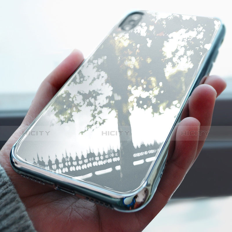 Silikon Schutzhülle Ultra Dünn Tasche Durchsichtig Transparent C02 für Apple iPhone X Klar groß