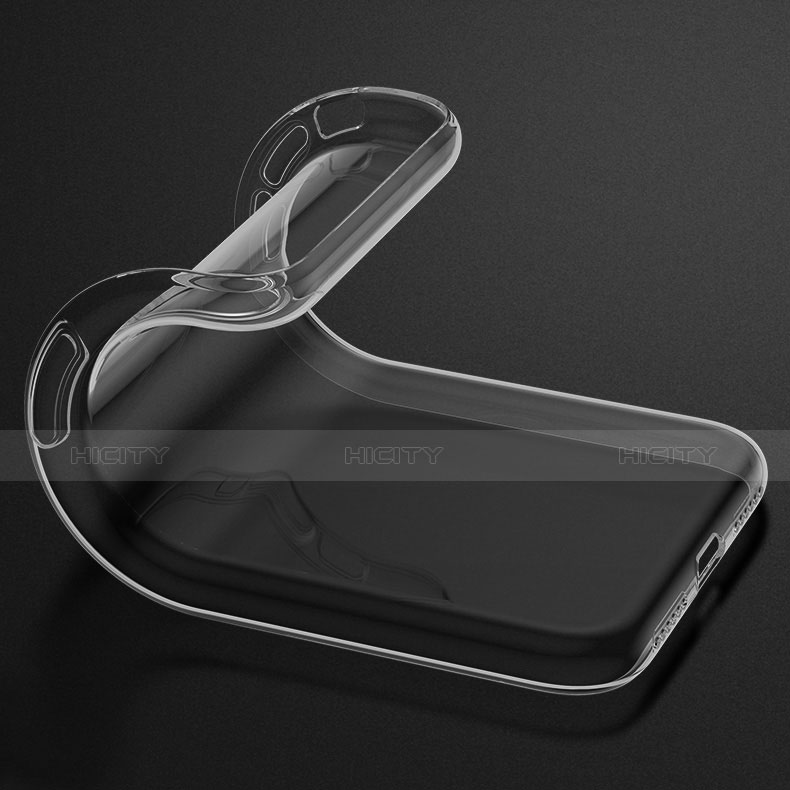 Silikon Schutzhülle Ultra Dünn Tasche Durchsichtig Transparent C05 für Apple iPhone X Klar