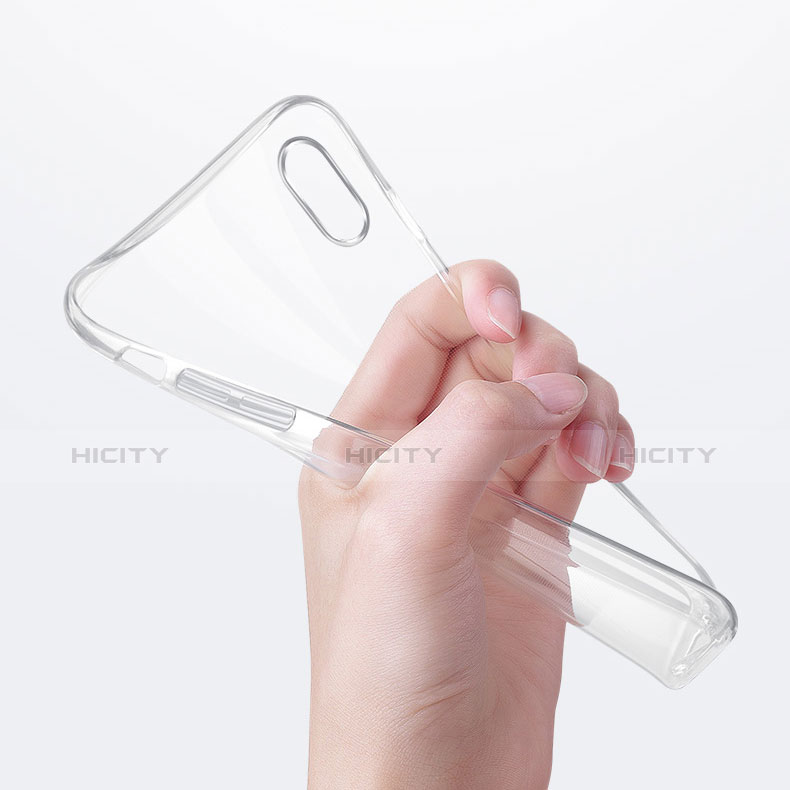 Silikon Schutzhülle Ultra Dünn Tasche Durchsichtig Transparent C14 für Apple iPhone X Klar groß