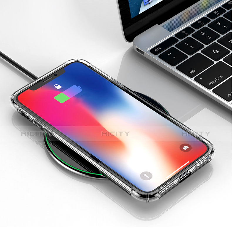 Silikon Schutzhülle Ultra Dünn Tasche Durchsichtig Transparent C17 für Apple iPhone X Klar groß