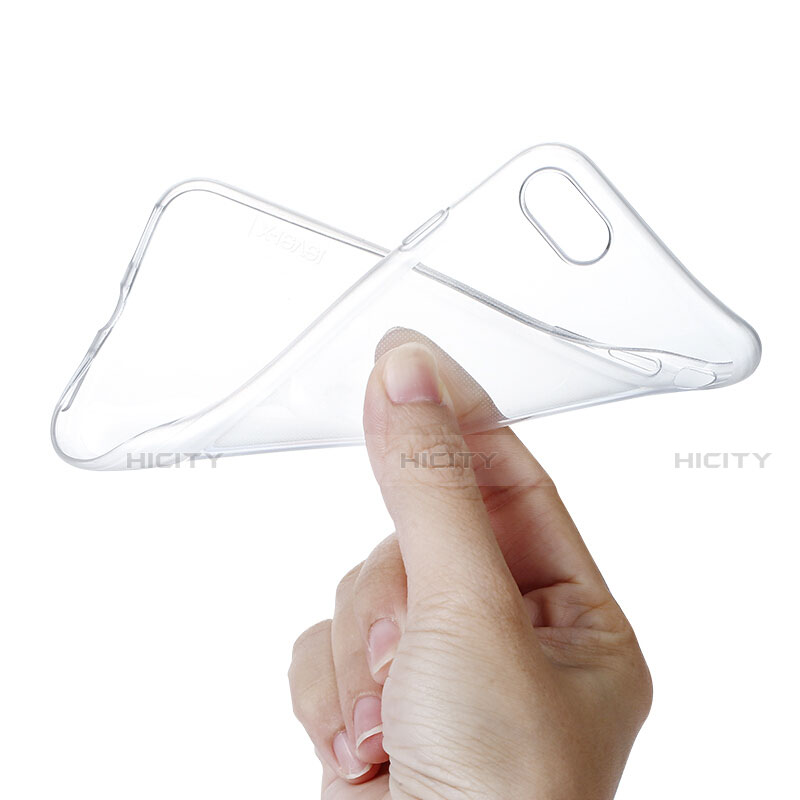 Silikon Schutzhülle Ultra Dünn Tasche Durchsichtig Transparent für Apple iPhone SE (2020) Weiß