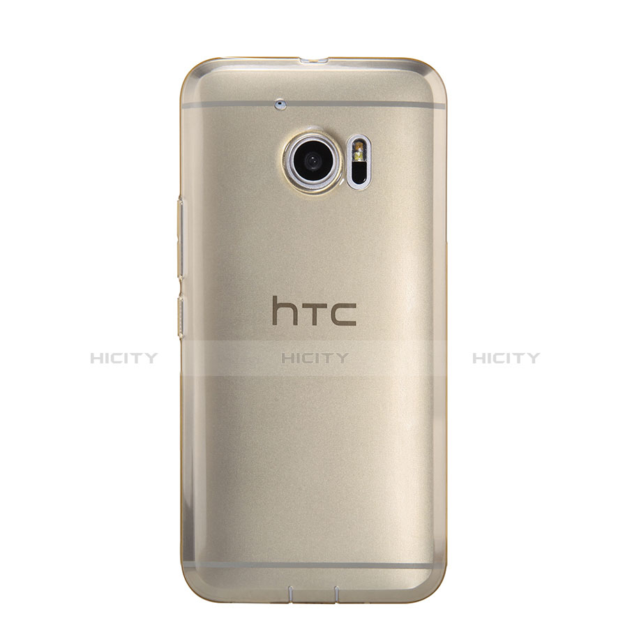 Silikon Schutzhülle Ultra Dünn Tasche Durchsichtig Transparent für HTC 10 One M10 Gold