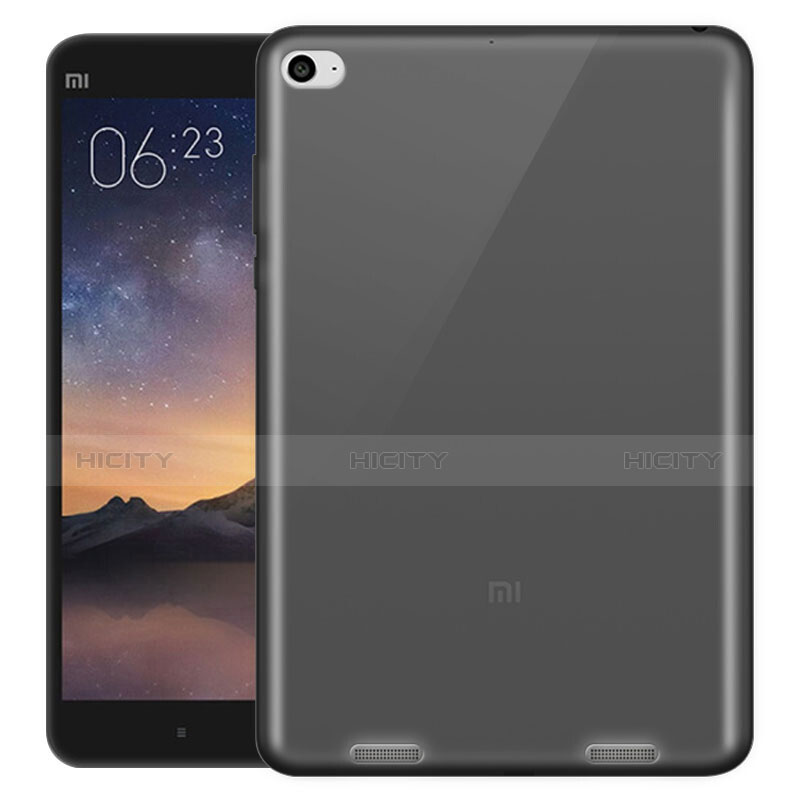 Silikon Schutzhülle Ultra Dünn Tasche Durchsichtig Transparent für Xiaomi Mi Pad 3 Grau