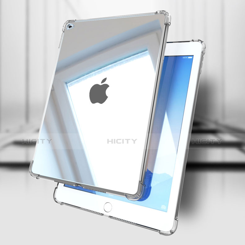 Silikon Schutzhülle Ultra Dünn Tasche Durchsichtig Transparent H01 für Apple iPad Air 2