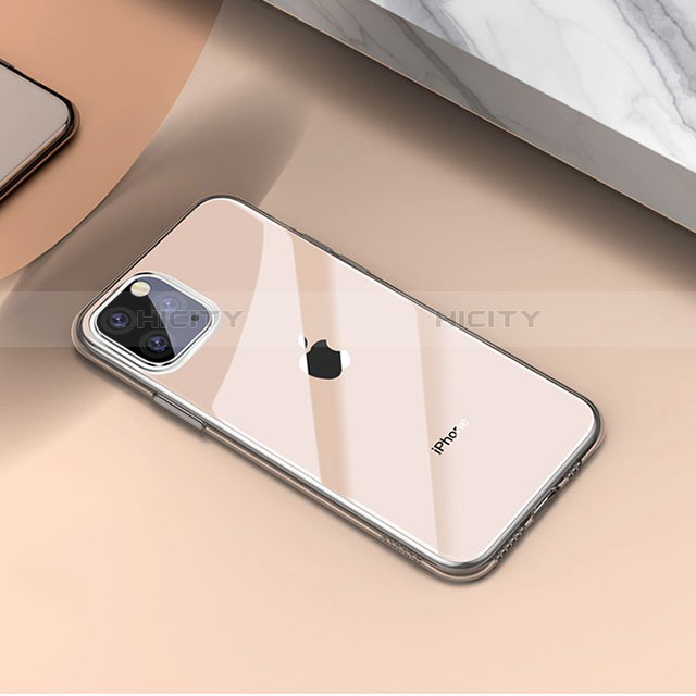 Silikon Schutzhülle Ultra Dünn Tasche Durchsichtig Transparent H01 für Apple iPhone 11 Pro Max