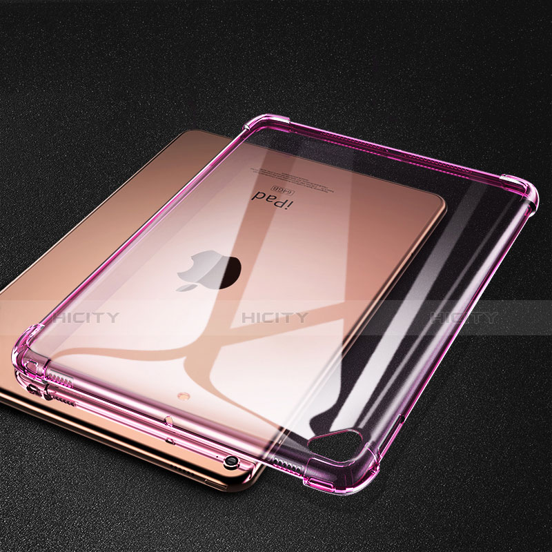 Silikon Schutzhülle Ultra Dünn Tasche Durchsichtig Transparent H01 für Apple New iPad 9.7 (2018)