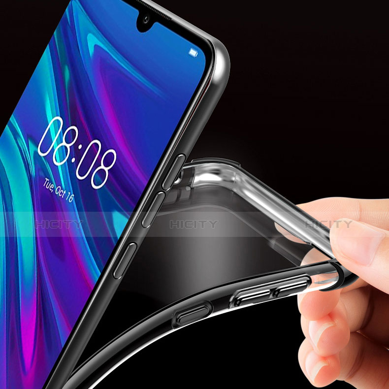 Silikon Schutzhülle Ultra Dünn Tasche Durchsichtig Transparent H01 für Huawei Enjoy 9e groß