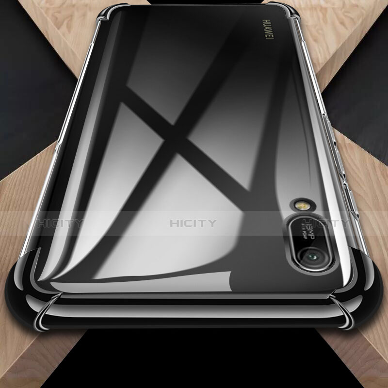 Silikon Schutzhülle Ultra Dünn Tasche Durchsichtig Transparent H01 für Huawei Enjoy 9e groß