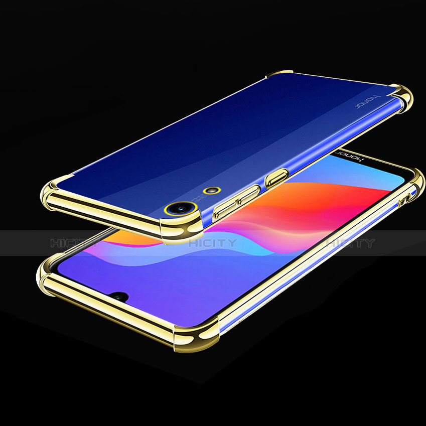 Silikon Schutzhülle Ultra Dünn Tasche Durchsichtig Transparent H01 für Huawei Honor 8A Gold