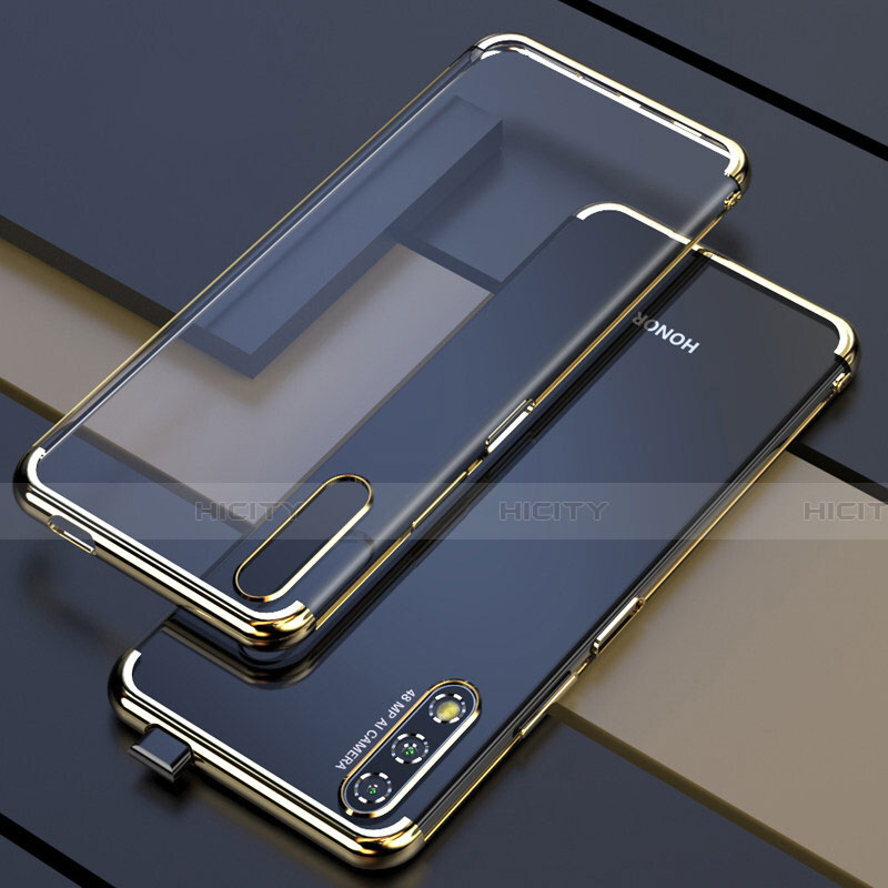 Silikon Schutzhülle Ultra Dünn Tasche Durchsichtig Transparent H01 für Huawei Honor 9X Gold Plus