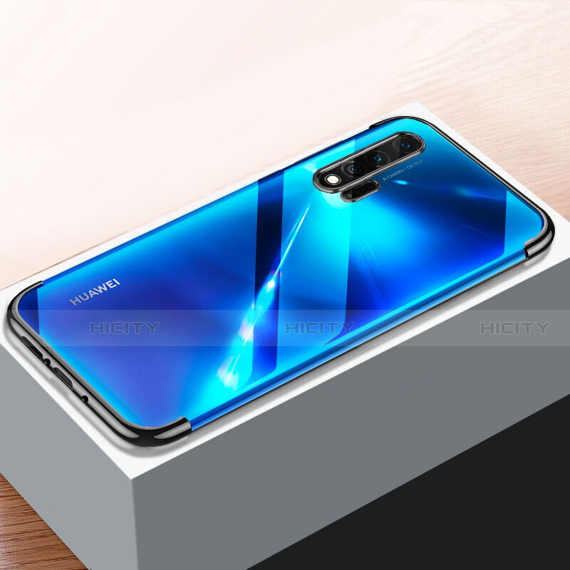 Silikon Schutzhülle Ultra Dünn Tasche Durchsichtig Transparent H01 für Huawei Nova 6