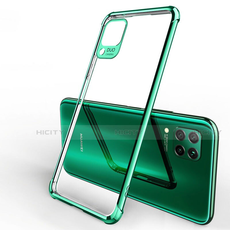 Silikon Schutzhülle Ultra Dünn Tasche Durchsichtig Transparent H01 für Huawei Nova 6 SE