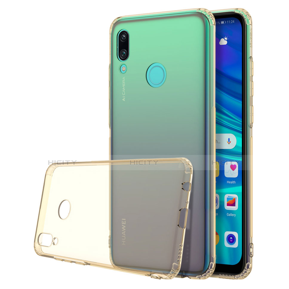 Silikon Schutzhülle Ultra Dünn Tasche Durchsichtig Transparent H01 für Huawei Nova Lite 3 Gold