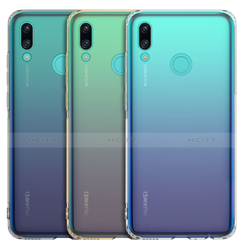 Silikon Schutzhülle Ultra Dünn Tasche Durchsichtig Transparent H01 für Huawei P Smart (2019)