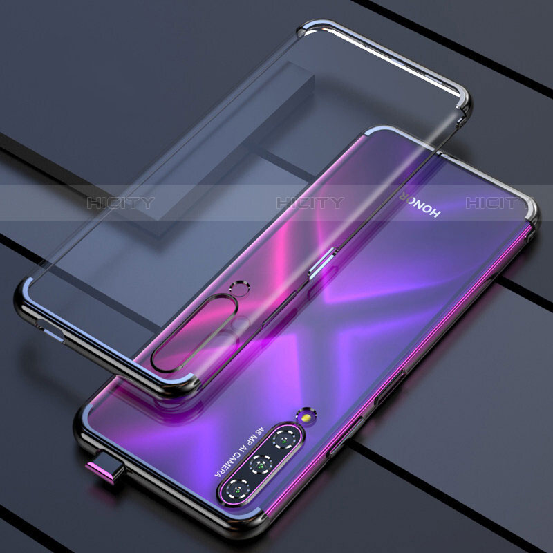 Silikon Schutzhülle Ultra Dünn Tasche Durchsichtig Transparent H01 für Huawei P Smart Pro (2019)