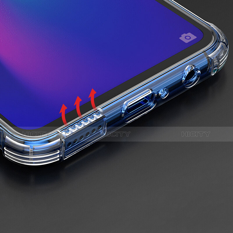 Silikon Schutzhülle Ultra Dünn Tasche Durchsichtig Transparent H01 für Oppo R17 Pro