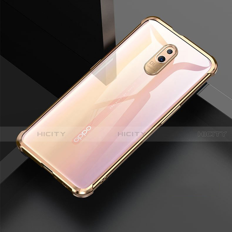 Silikon Schutzhülle Ultra Dünn Tasche Durchsichtig Transparent H01 für Oppo Reno