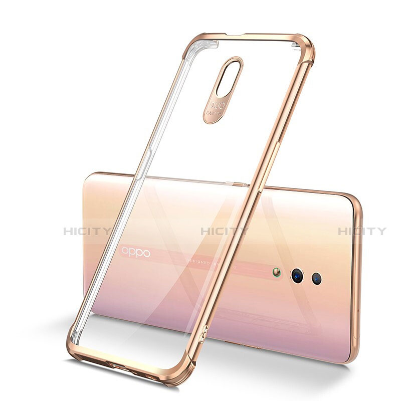 Silikon Schutzhülle Ultra Dünn Tasche Durchsichtig Transparent H01 für Oppo Reno Gold