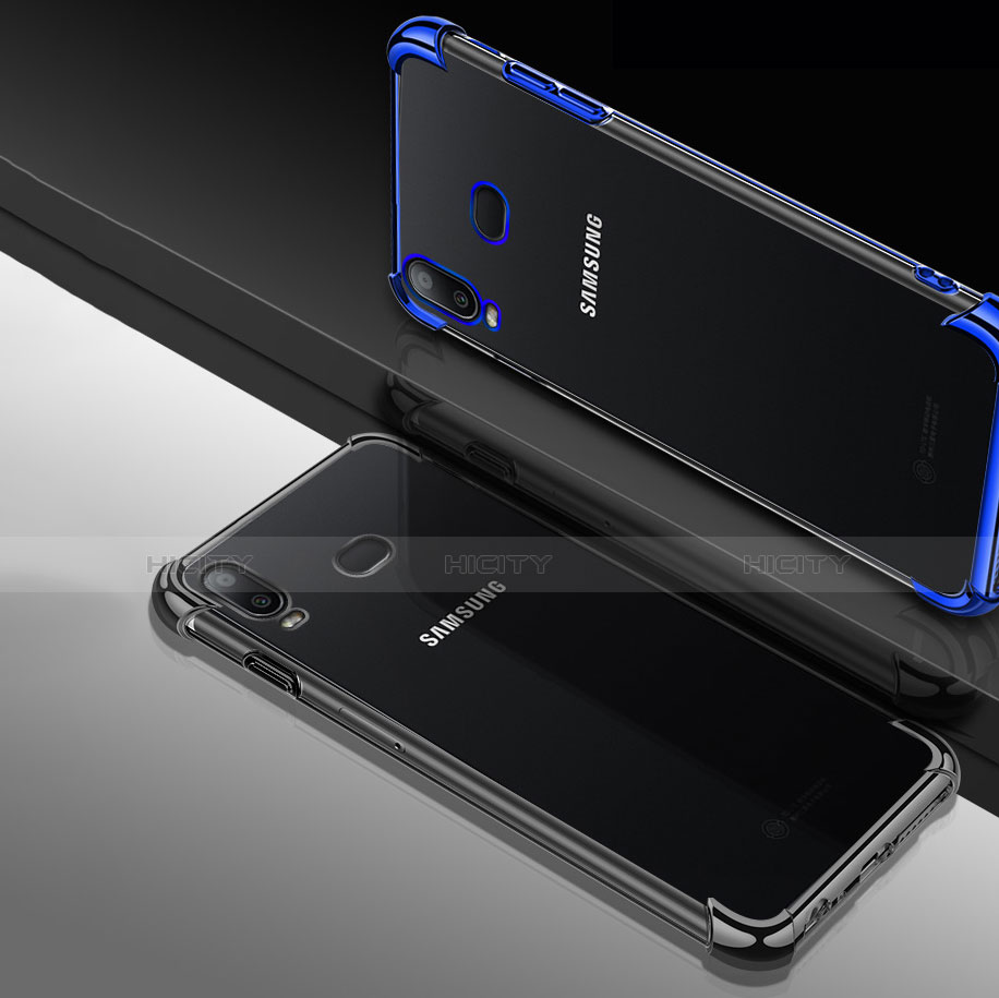 Silikon Schutzhülle Ultra Dünn Tasche Durchsichtig Transparent H01 für Samsung Galaxy A6s