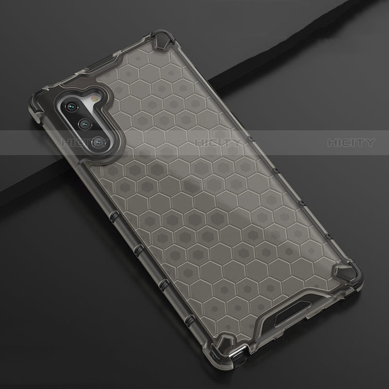 Silikon Schutzhülle Ultra Dünn Tasche Durchsichtig Transparent H01 für Samsung Galaxy Note 10 5G groß