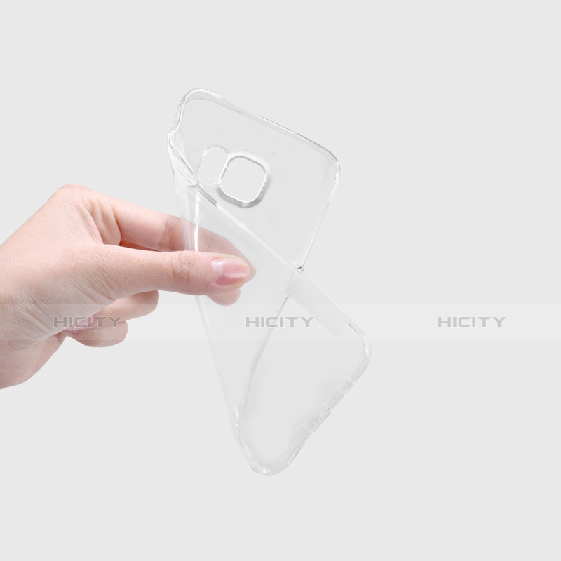 Silikon Schutzhülle Ultra Dünn Tasche Durchsichtig Transparent H01 für Samsung Galaxy S7 Edge G935F