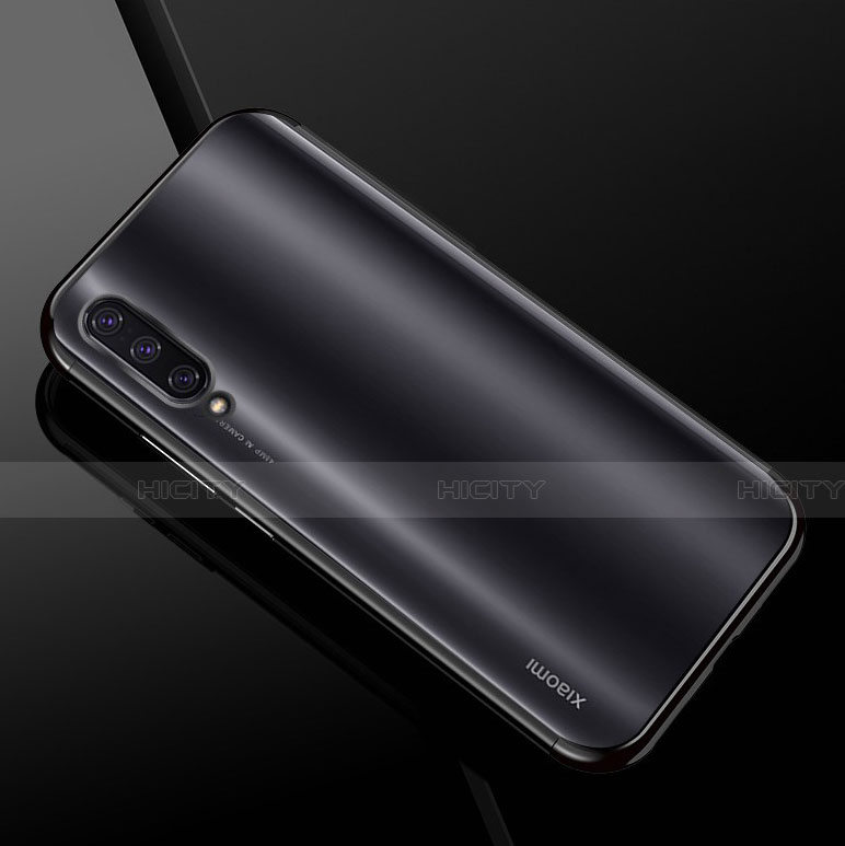 Silikon Schutzhülle Ultra Dünn Tasche Durchsichtig Transparent H01 für Xiaomi CC9e Schwarz