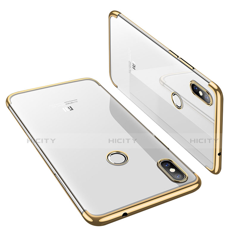 Silikon Schutzhülle Ultra Dünn Tasche Durchsichtig Transparent H01 für Xiaomi Mi 8 Gold