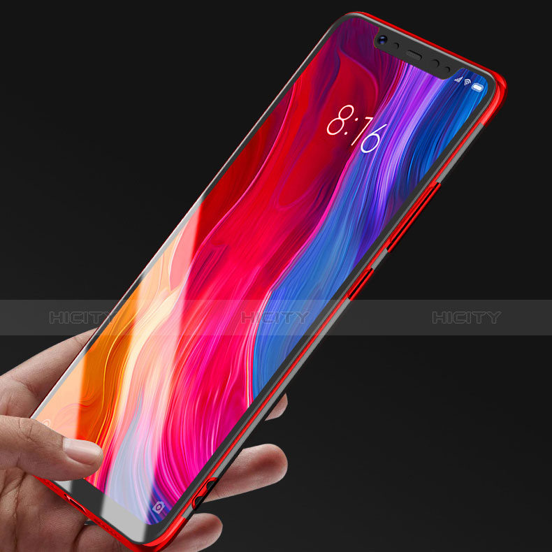 Silikon Schutzhülle Ultra Dünn Tasche Durchsichtig Transparent H01 für Xiaomi Mi 8 Pro Global Version groß