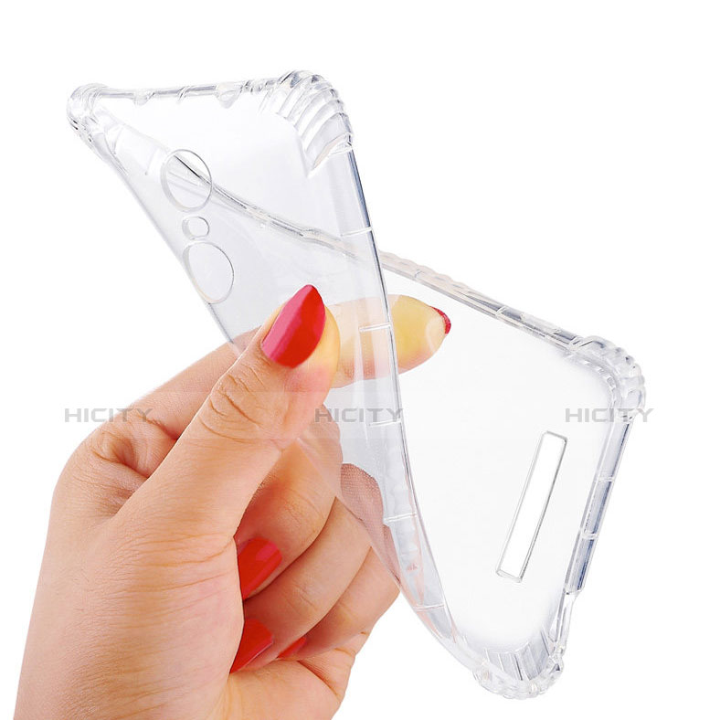 Silikon Schutzhülle Ultra Dünn Tasche Durchsichtig Transparent H01 für Xiaomi Redmi Note 3