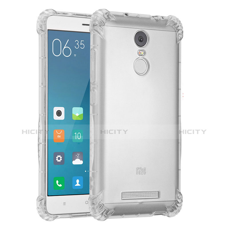 Silikon Schutzhülle Ultra Dünn Tasche Durchsichtig Transparent H01 für Xiaomi Redmi Note 3 Klar