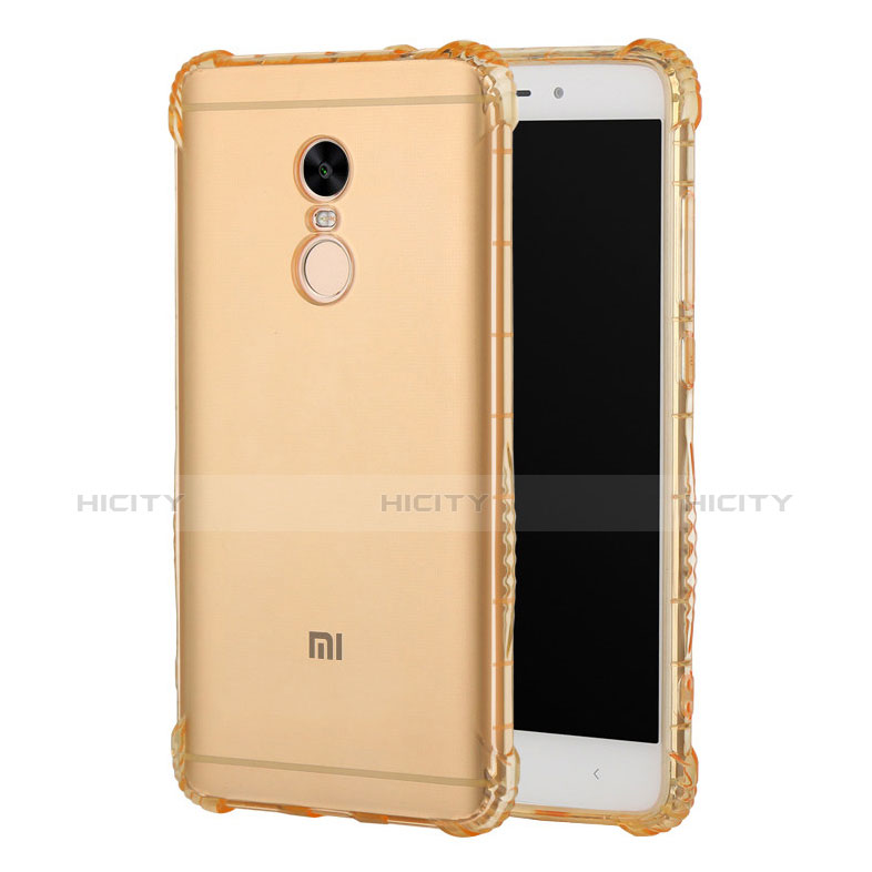 Silikon Schutzhülle Ultra Dünn Tasche Durchsichtig Transparent H01 für Xiaomi Redmi Note 4 Gold