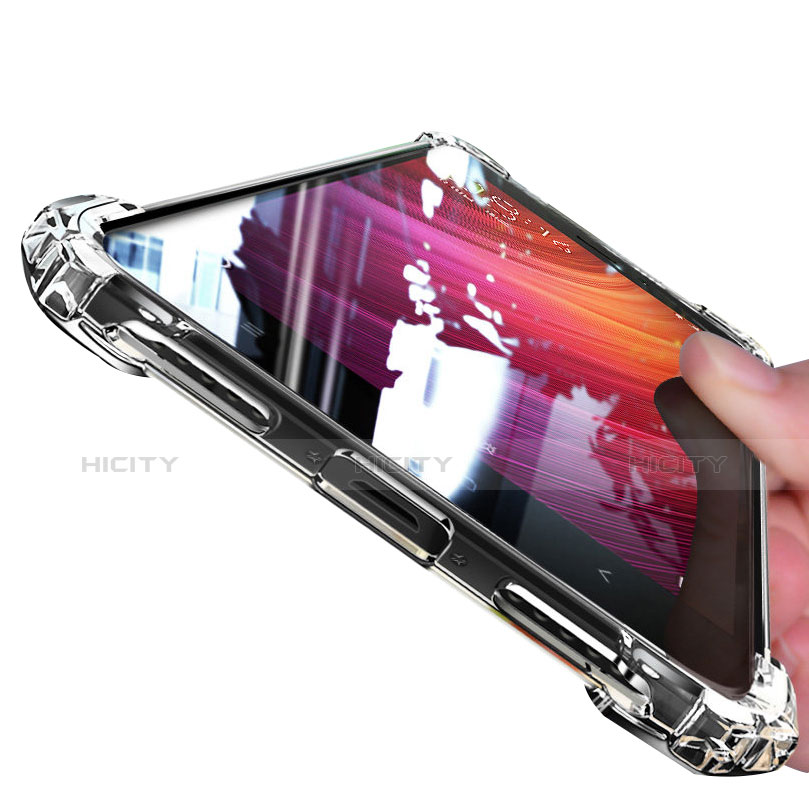 Silikon Schutzhülle Ultra Dünn Tasche Durchsichtig Transparent H01 für Xiaomi Redmi Note 4X groß