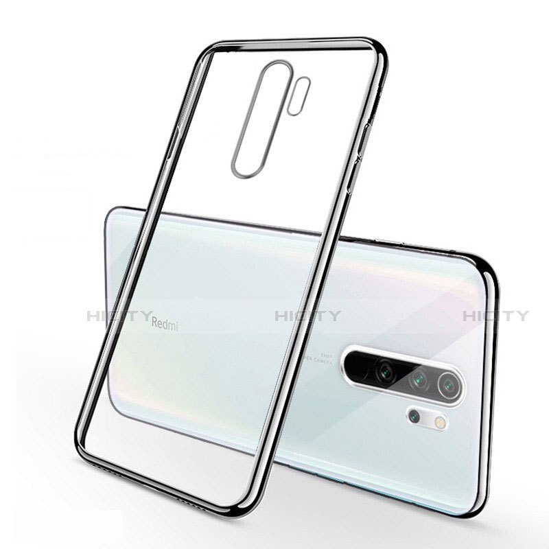 Silikon Schutzhülle Ultra Dünn Tasche Durchsichtig Transparent H01 für Xiaomi Redmi Note 8 Pro Silber