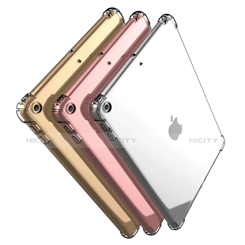 Silikon Schutzhülle Ultra Dünn Tasche Durchsichtig Transparent H02 für Apple New iPad 9.7 (2017)