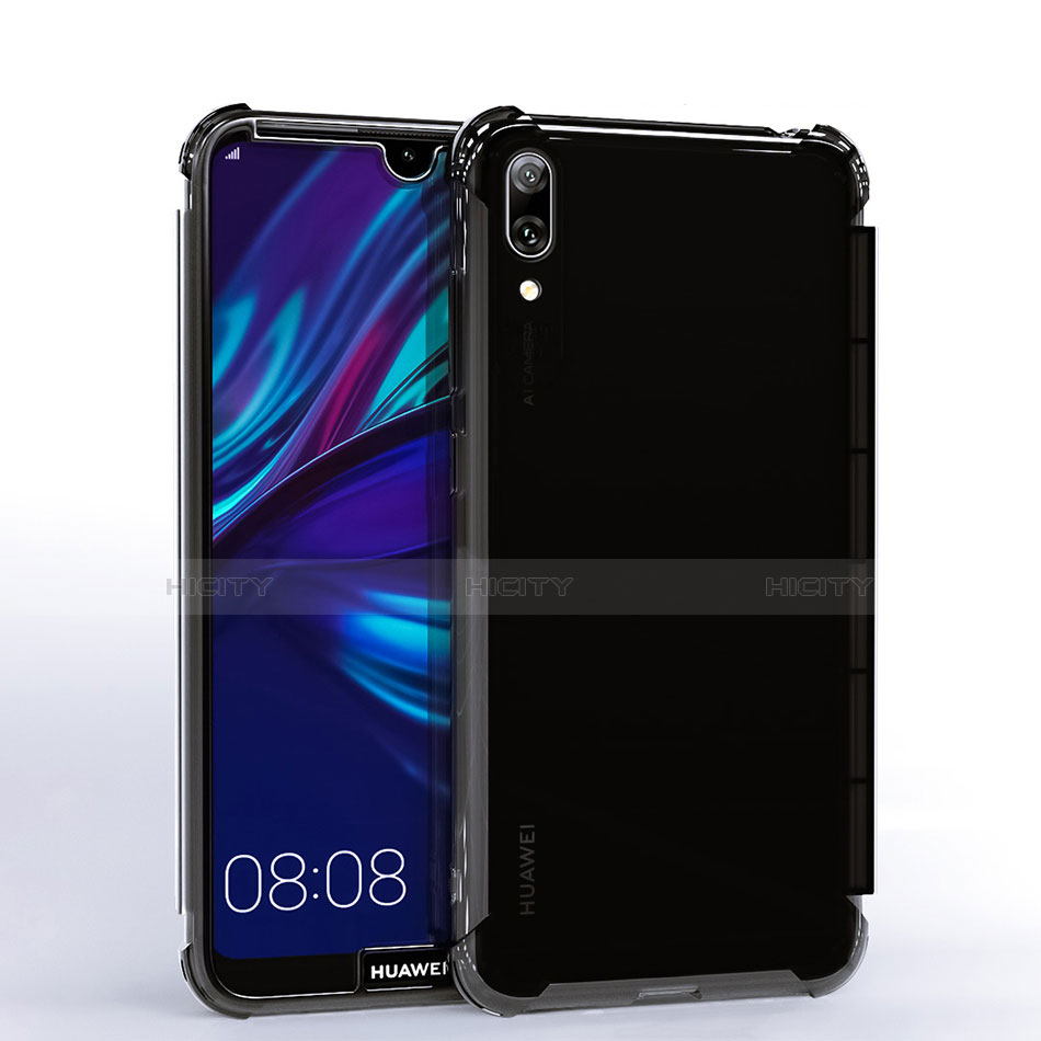 Silikon Schutzhülle Ultra Dünn Tasche Durchsichtig Transparent H02 für Huawei Enjoy 9