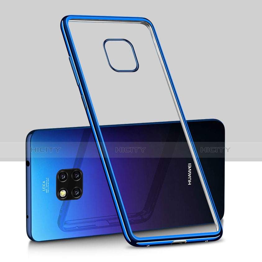 Silikon Schutzhülle Ultra Dünn Tasche Durchsichtig Transparent H02 für Huawei Mate 20 Pro