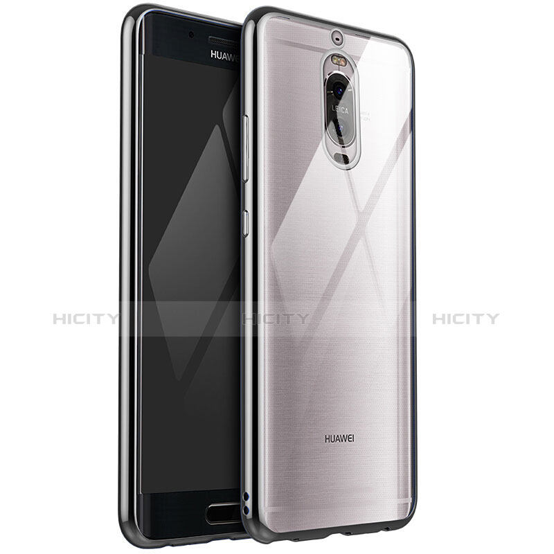 Silikon Schutzhülle Ultra Dünn Tasche Durchsichtig Transparent H02 für Huawei Mate 9 Pro Silber