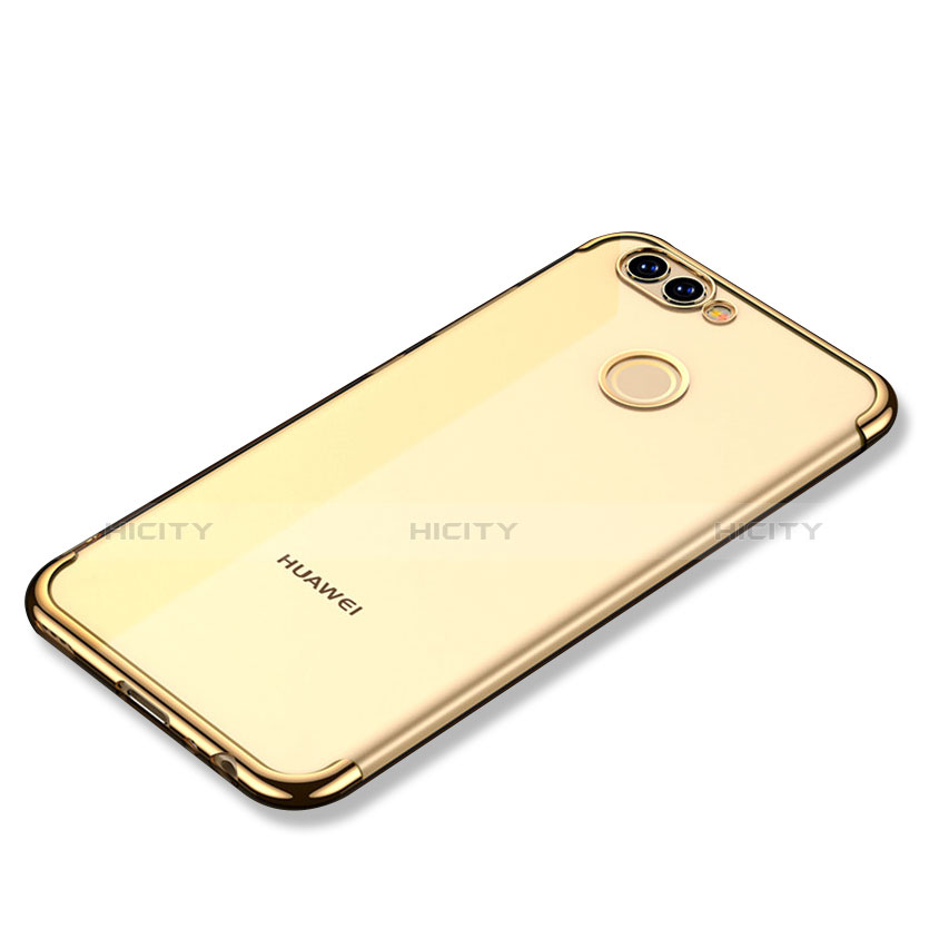 Silikon Schutzhülle Ultra Dünn Tasche Durchsichtig Transparent H02 für Huawei Nova 2 Plus Gold