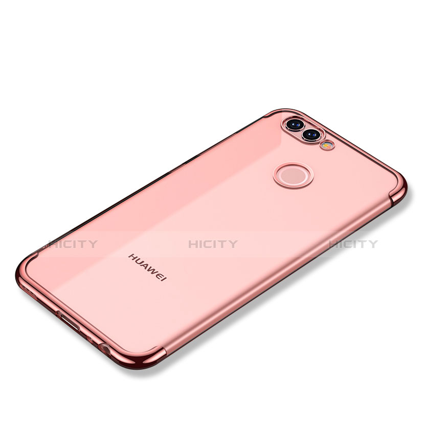 Silikon Schutzhülle Ultra Dünn Tasche Durchsichtig Transparent H02 für Huawei Nova 2 Plus Rosegold