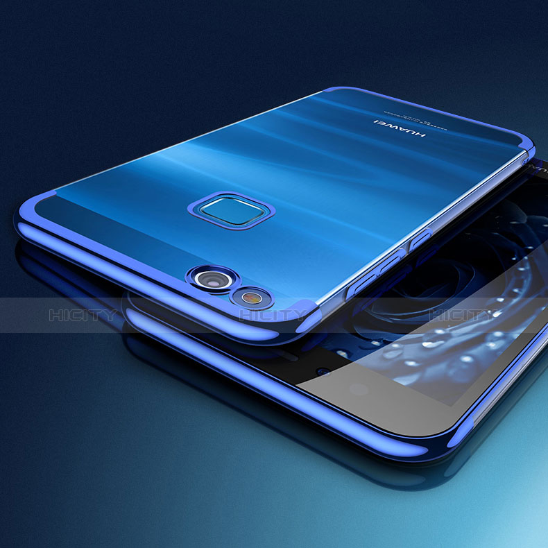 Silikon Schutzhülle Ultra Dünn Tasche Durchsichtig Transparent H02 für Huawei Nova Lite