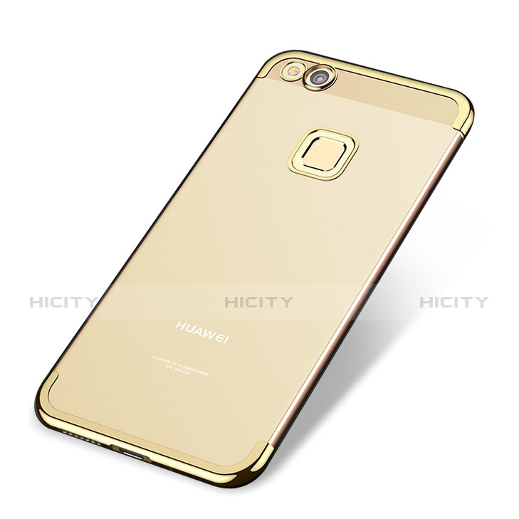 Silikon Schutzhülle Ultra Dünn Tasche Durchsichtig Transparent H02 für Huawei Nova Lite Gold